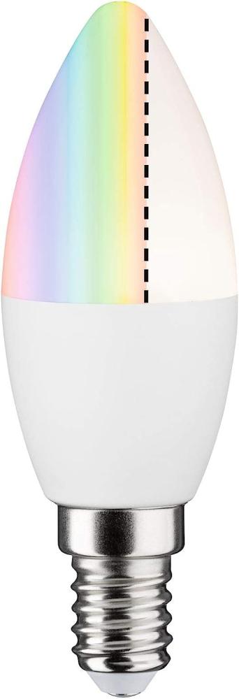 Paulmann 50127 Smart Home Zigbee LED Kerze 6,3 Watt Matt E14 RGBW Bild 1