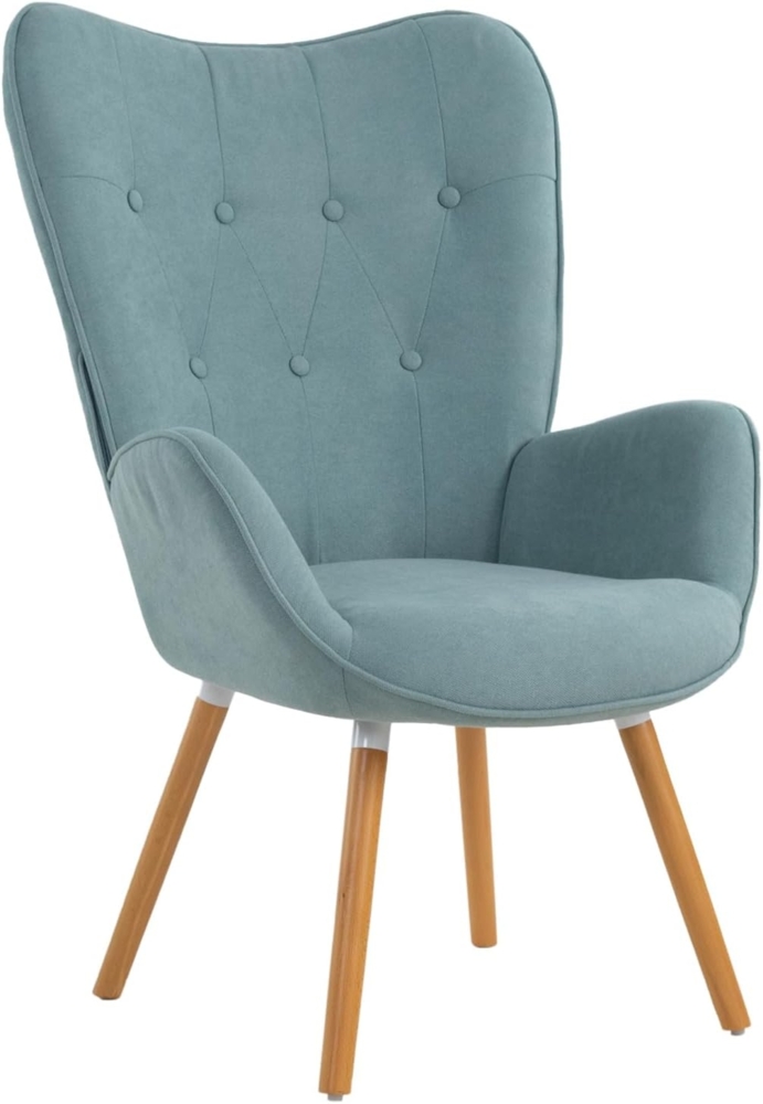 MEUBLE COSY Lehnstühle Vintager Retro Sessel Polstersessel Stoff Lounge Sessel Clubsessel Fernsehsessel Bild 1