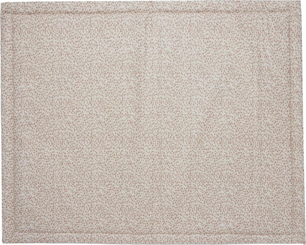 Jollein Basic Knit Laufstallteppich Caramel 80 x 100 cm Braun Bild 1