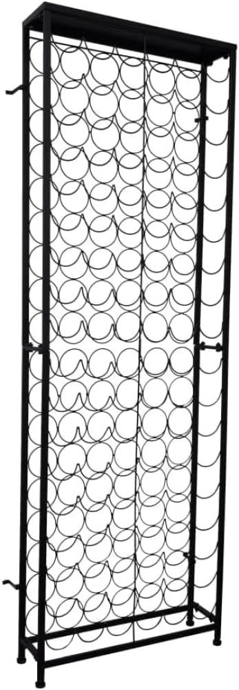 vidaXL Flaschenregal für 108 Flaschen Metall 241598 Bild 1