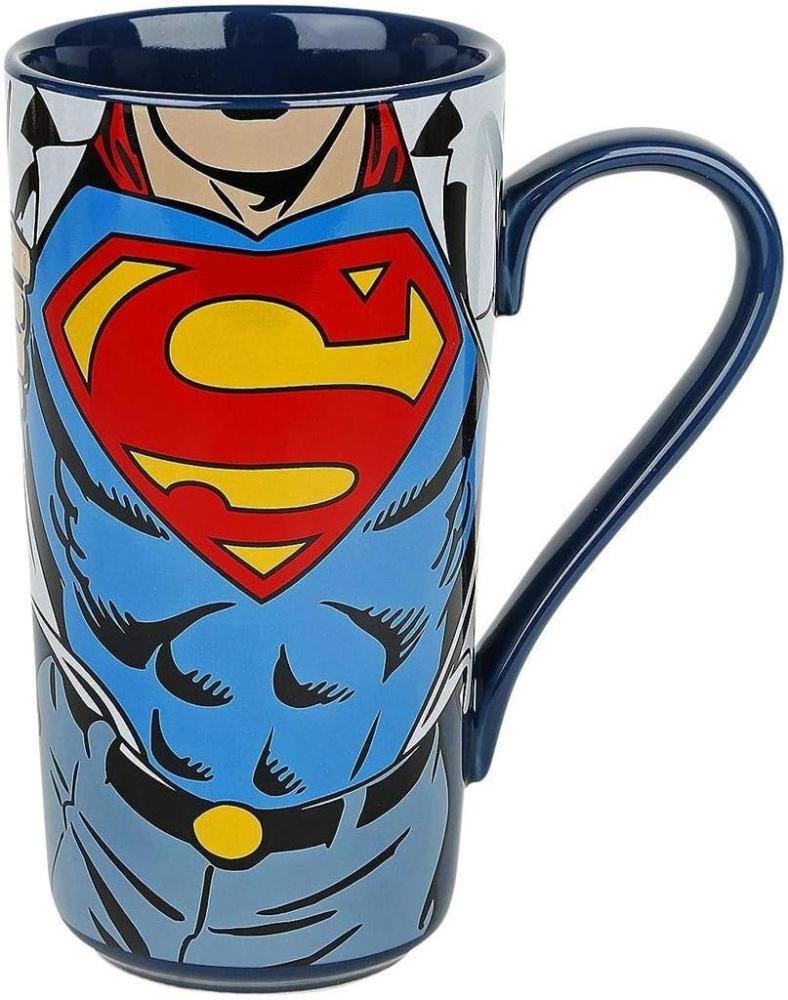 Superman Logo Latte Tasse XL SUPER STRENGHT Bild 1