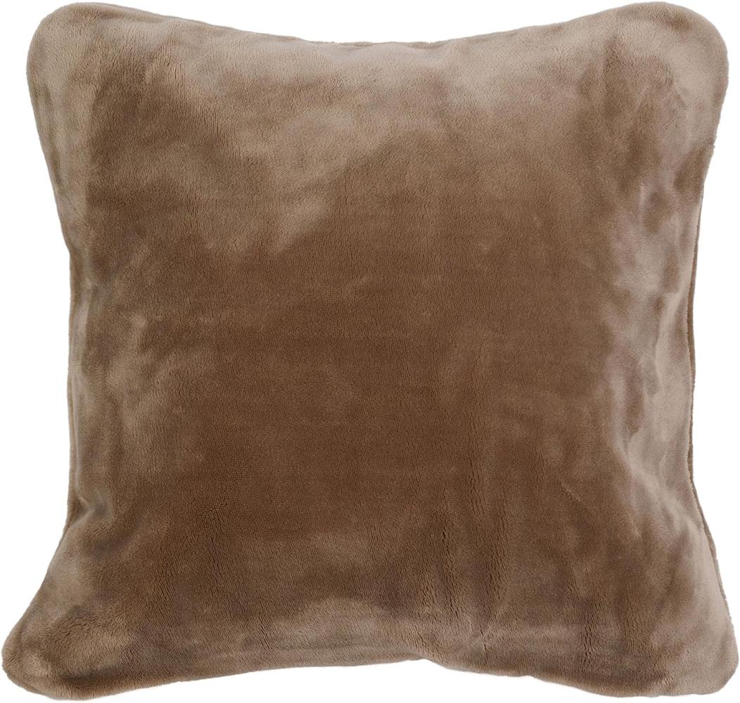 Gözze - Premium Cashmere-Feeling Kissenbezüge, 500 g/m², 50x50 cm - Taupe Bild 1