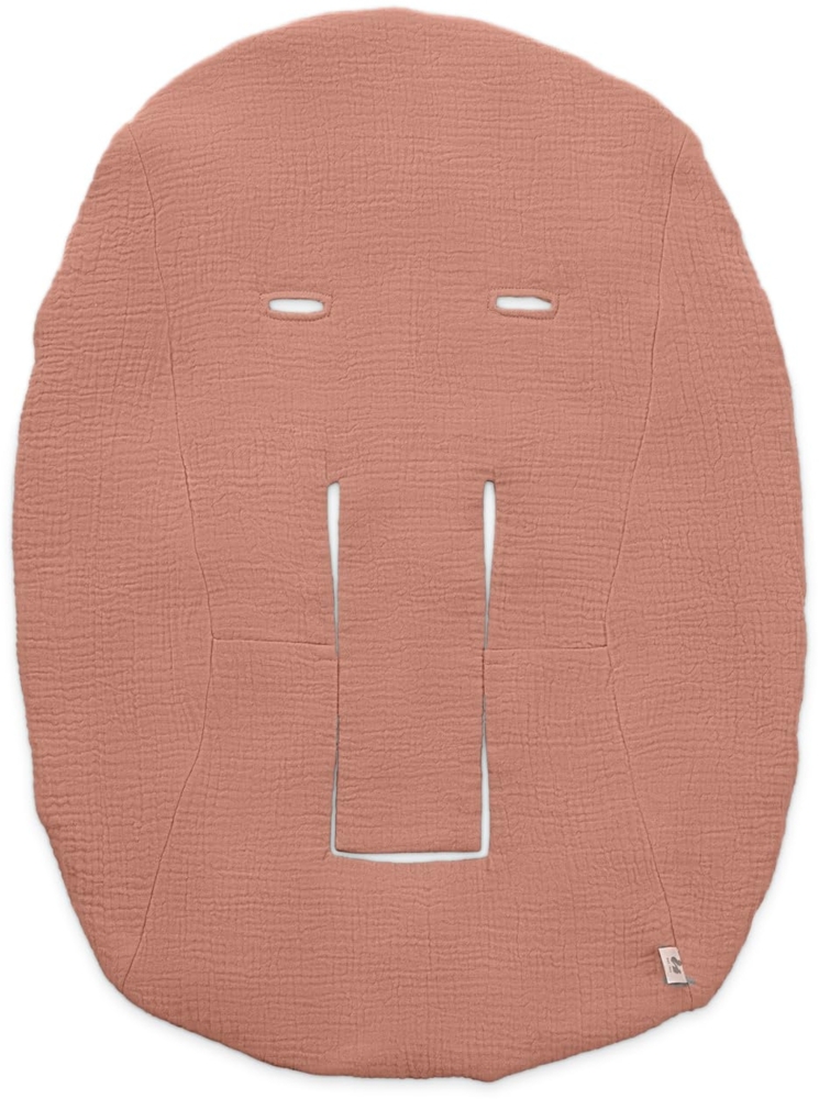 Hauck Ersatzbezug für Babywippen und Newborn Aufsätze Alpha Bouncer 2in1, Alpha Bouncer Deluxe, Alpha Bouncer Premium - Atmungsaktive Musselin Baumwolle, 85 x 74 x 0,25 cm (Cork) Bild 1