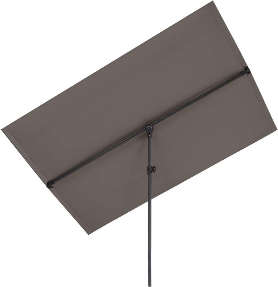 Flex-Shade XL Sonnenschirm 150x210 cm Polyester UV 50 dunkelgrau Dunkelgrau Bild 1