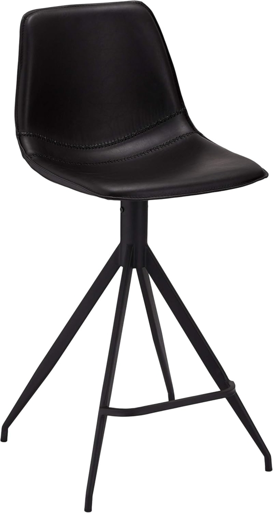 Isabel Barhocker 2er Set - Kunstleder Schwarz Bild 1