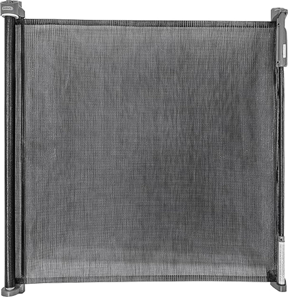 ABUS Treppenschutzrollo JC9514 BEN - ausziehbares Treppenschutzgitter/Türschutzgitter - bis 140 cm - für Babys, Kleinkinder, Haustiere Bild 1