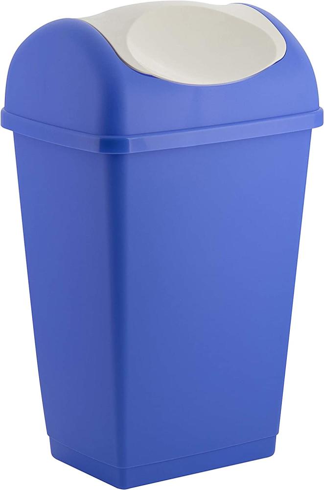 TESTRUT - Schwingdeckeleimer 50 Liter blau Bild 1