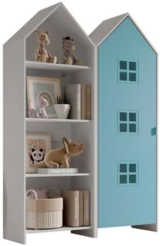 Schrank Casami Bruges 37 x 115,2 x 171,3 cm MDF Blau Bild 1