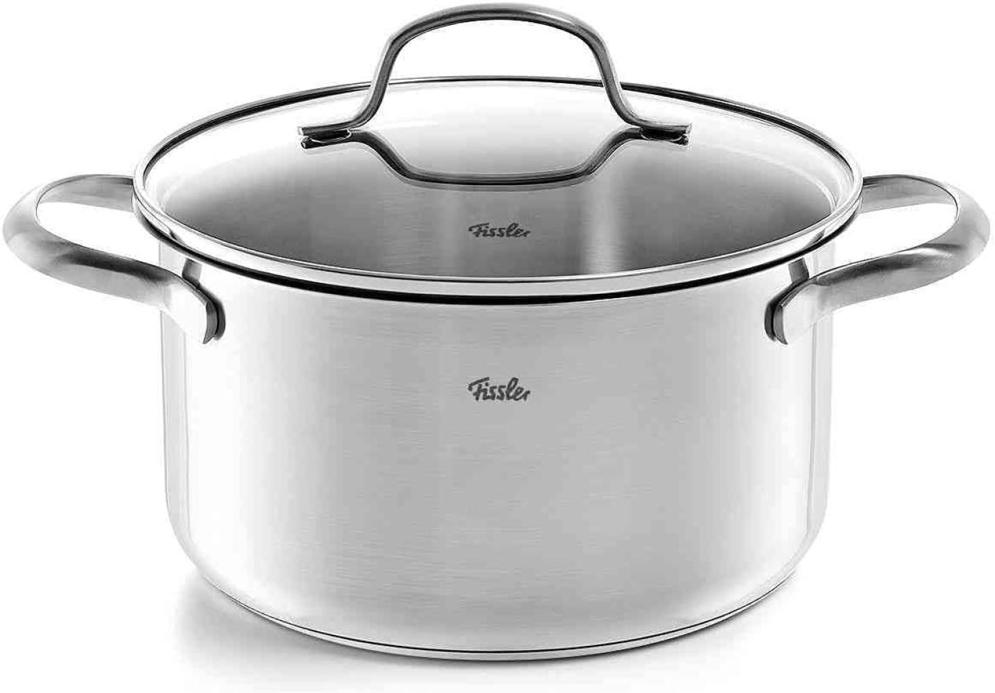 Fissler Kochtopf San Francisco mit Glasdeckel, Edelstahl 18/10, 24 cm, 040-113-24-000 Bild 1