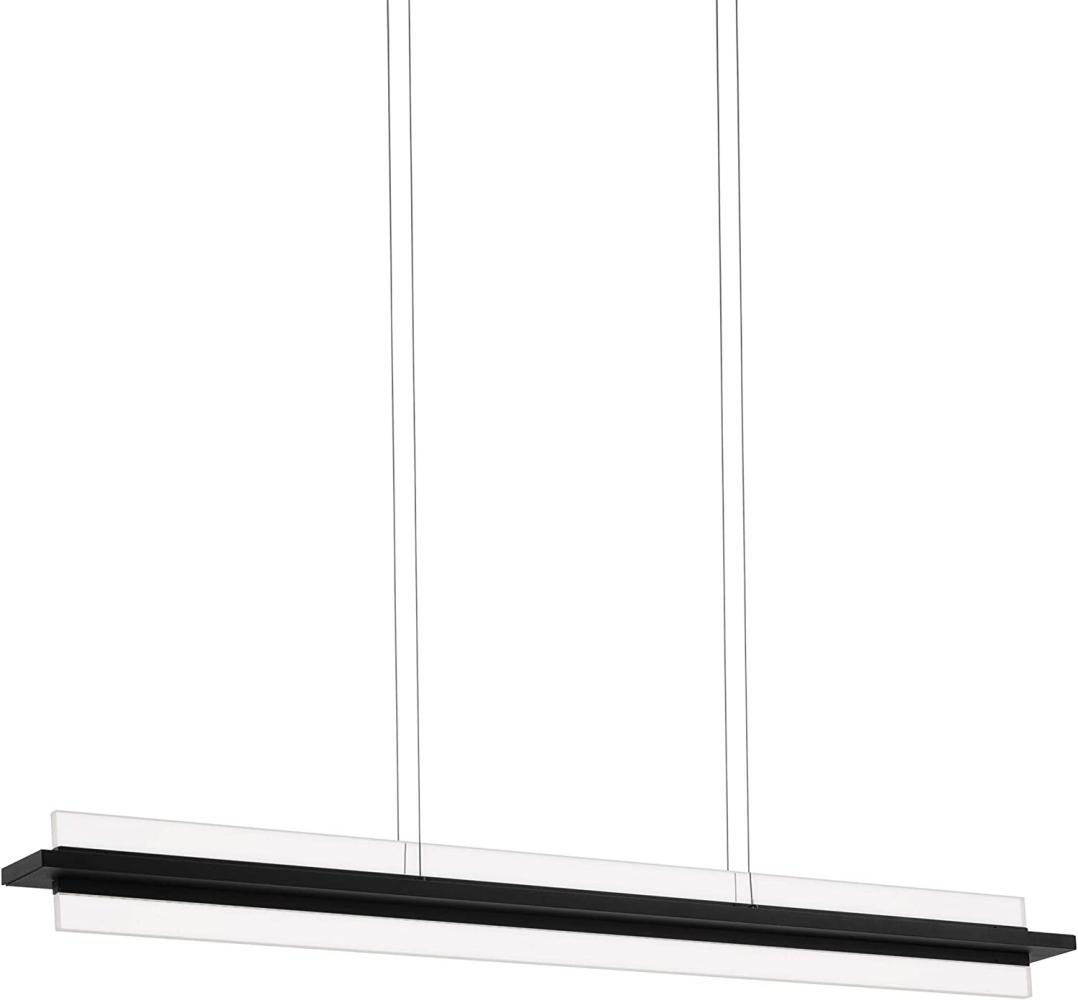 Eglo 98495 LED Pendelleuchte SPADAFORA schwarz klar, weiß L:116cm B:8cm H:110cm Bild 1