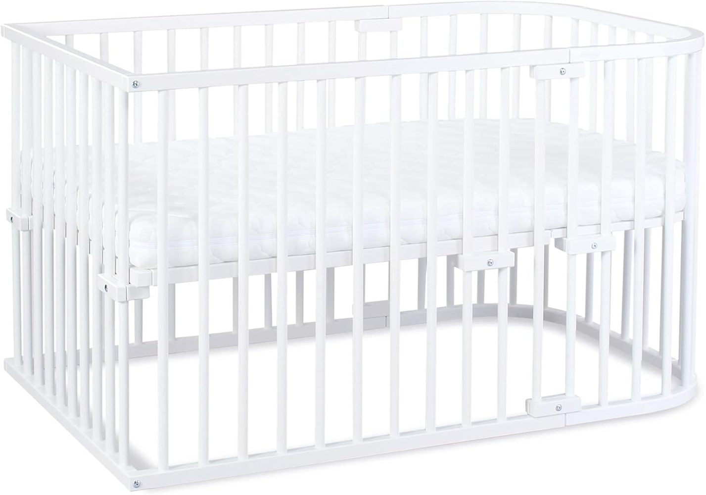 babybay Kinderbett-Set Original mit Matratze KlimaWave + Umbausatzmatratze Klima extraluftig Bild 1