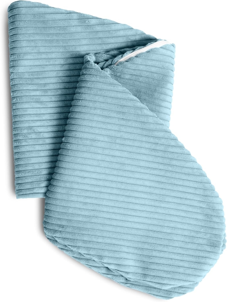 Amilian Stillkissenbezug 170 cm - Kissenbezug für Schwangerschaftskissen, Seitenschläferkissen, weicher und pflegeleichter Bezug - ideal als Ersatzbezug Bild 1