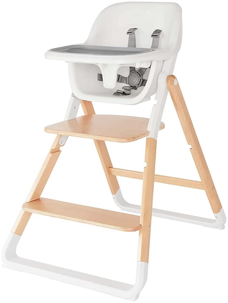 Ergobaby Evolve Hochstuhl-Set mit Babysitz und Tablett Natural Wood Bild 1