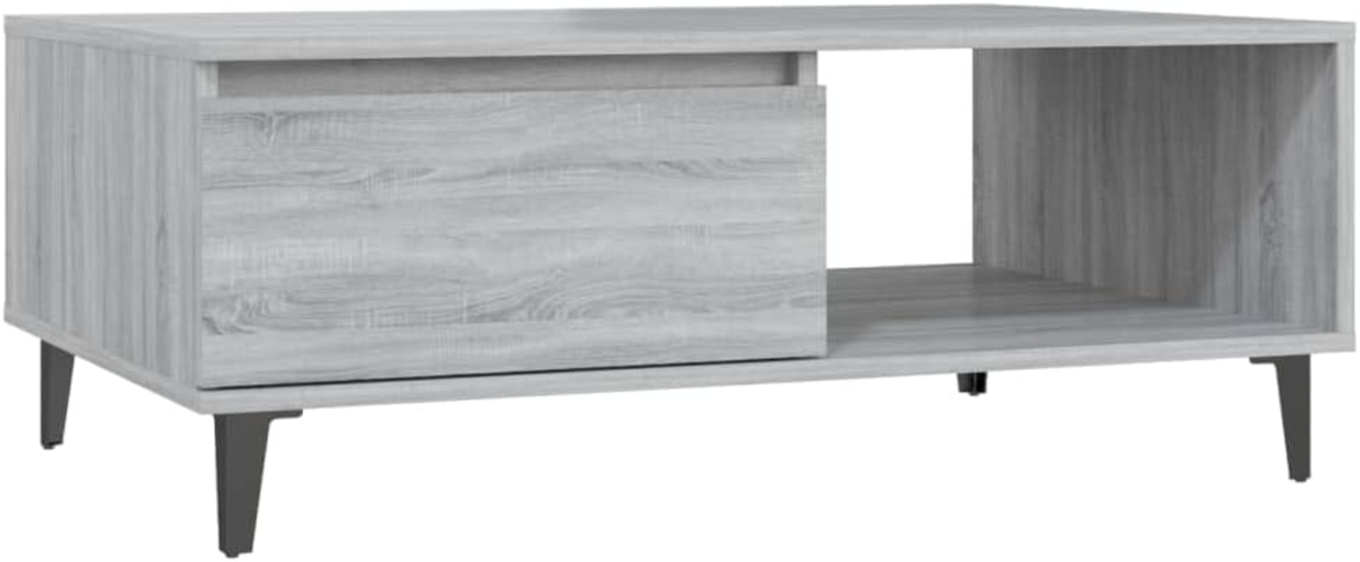 Couchtisch Grau Sonoma 90 x 60 x 35 cm Holzwerkstoff Bild 1