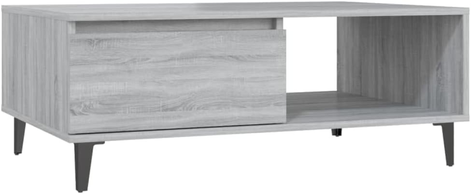 vidaXL Couchtisch Grau Sonoma 90x60x35 cm Holzwerkstoff 813174 Bild 1