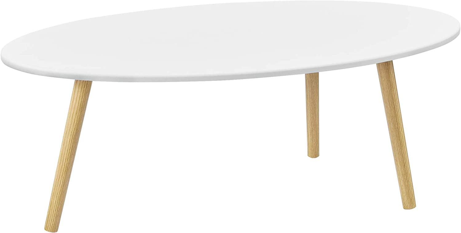 Couchtisch Viborg 109,5 x 59,5 x 39,5 cm Weiß en. casa Bild 1