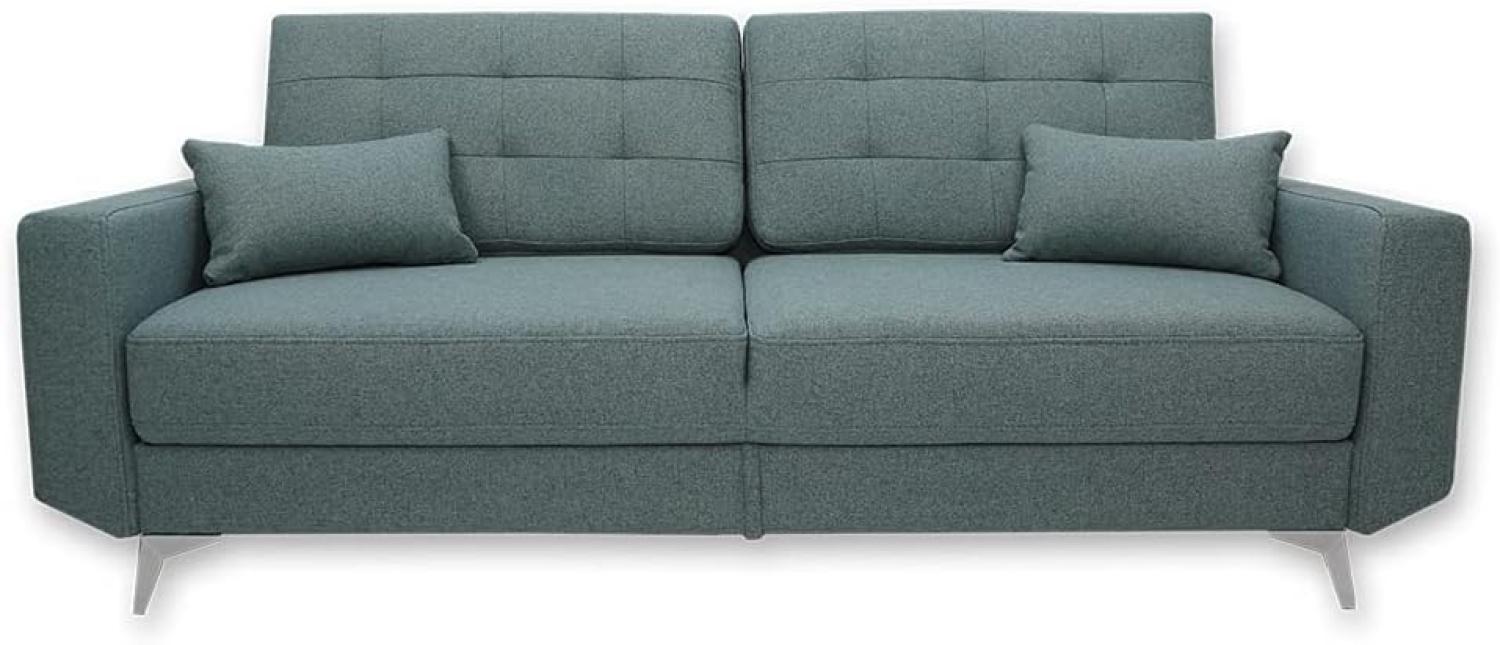 VitaliSpa Schlafsofa Schlafcouch Boxspringsofa York Schlaffunktion Bettkasten Bild 1