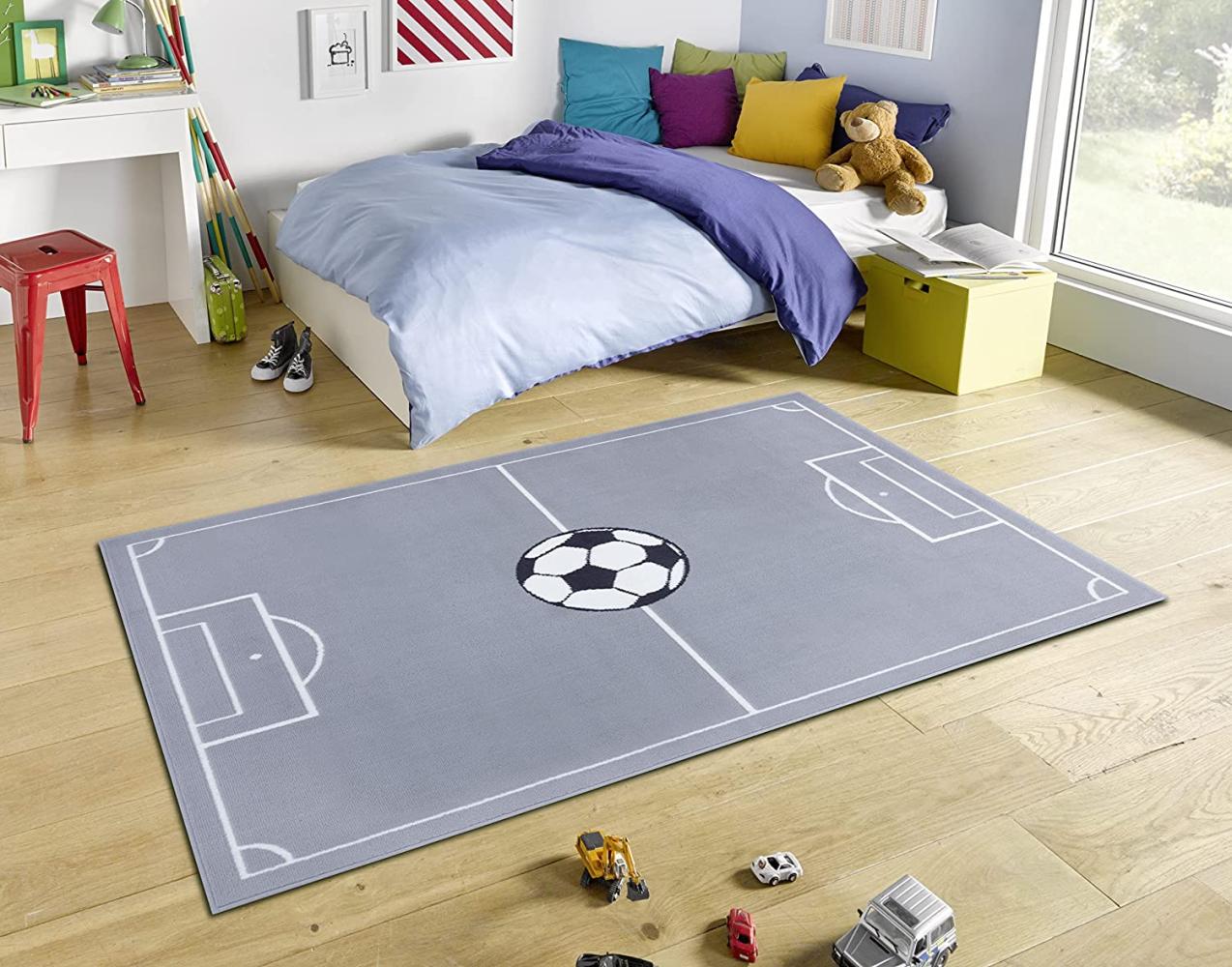 Hanse Home Kinderteppich Estádio Hellgrau 200x290 cm Bild 1