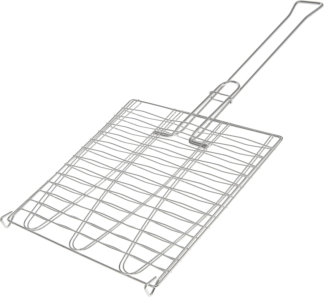 bremermann Grillguthalter Fischgriller 3fach // Edelstahl // ca. 59 x 27,5 cm // Fischbräter Bild 1