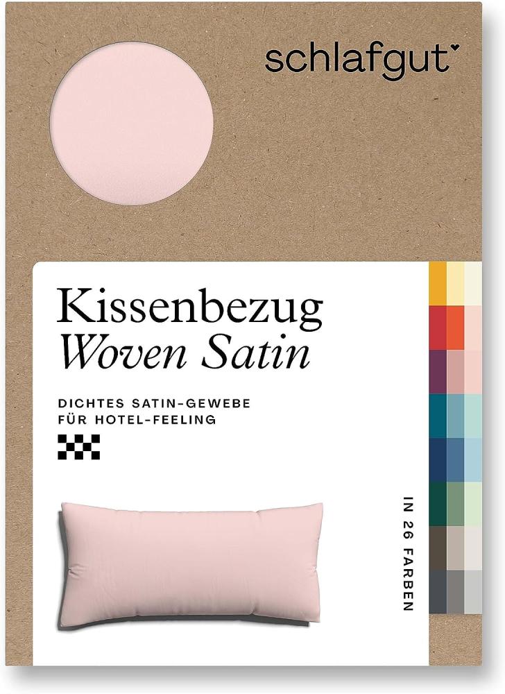 Schlafgut Kissenbezug Woven Satin aus Mako-Baumwolle, langlebig, pflegeleicht, dicht gewebt, (1 Stück), Kissenhülle mit Reißverschluss, passender Bettbezug erhältlich Bild 1