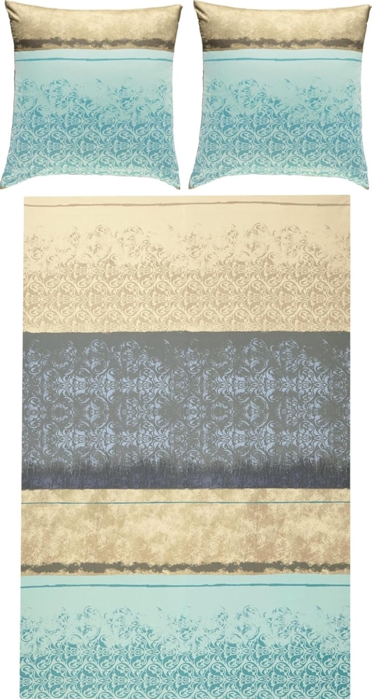 Erwin Müller Bettwäsche Bettwäsche, Mako-Satin, 3 teilig, Grafik Bild 1