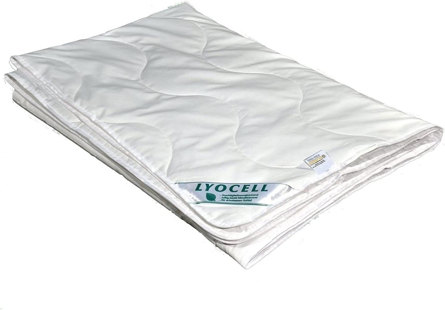 Sommerdecke super leicht Lyocell Tencel Sommerhit 100% Natur 240x220 cm 675 g FG Bild 1