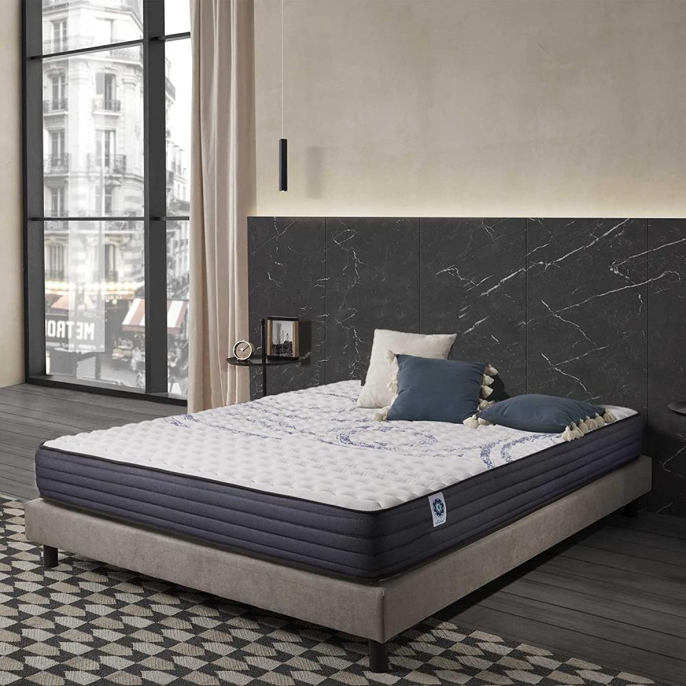 naturalex | Perfectsleep | Matratze 160x200 cm | Memory und Blue Latex-Technologie Extra Komfort HR | Fester Halt mit Atmungsaktivem Schaumstoff | Ergonomisch Entspannend und Hypoallergen Bild 1