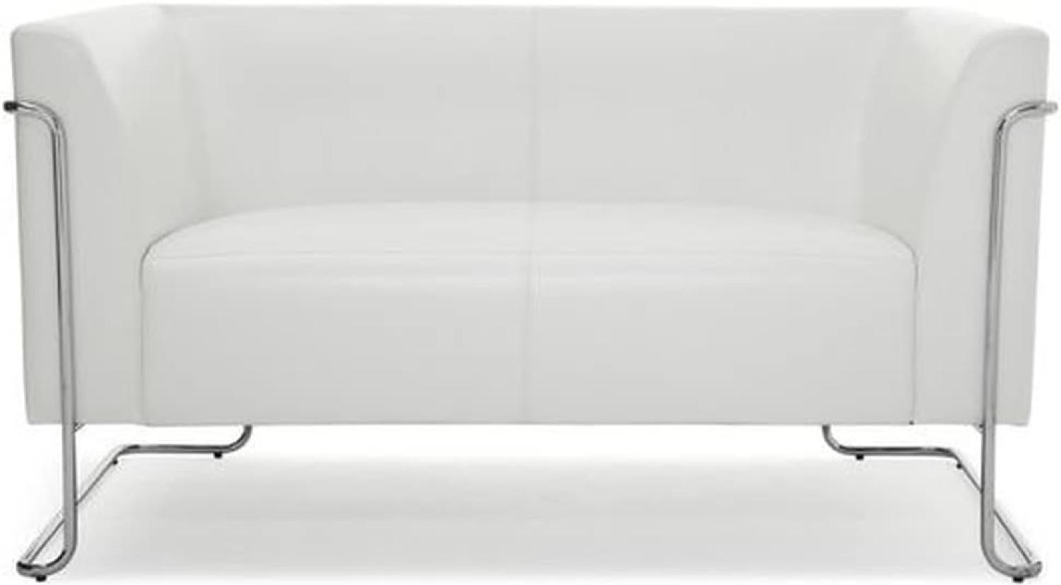 hjh OFFICE Lounge Sofa Curacao Kunstleder Weiß Bild 1