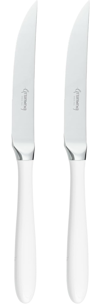 Rockingham Forge 2STK650W Steakmesser, 18-10 Edelstahl, Wei Bild 1