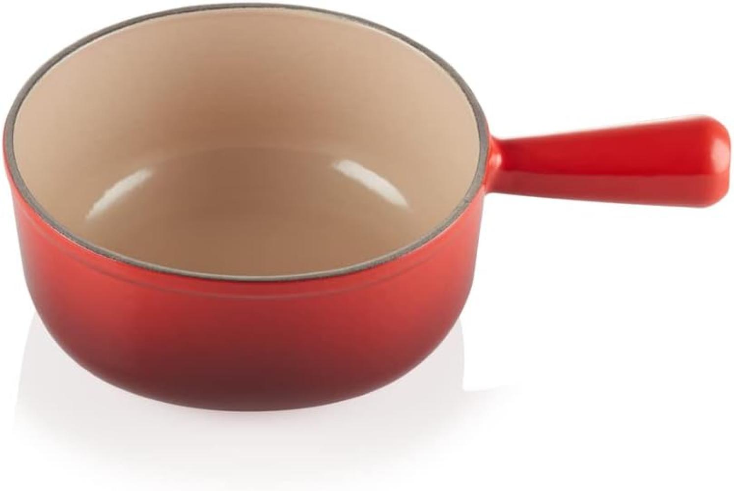 Le Creuset Caquelon 22 cm Kirschrot Bild 1