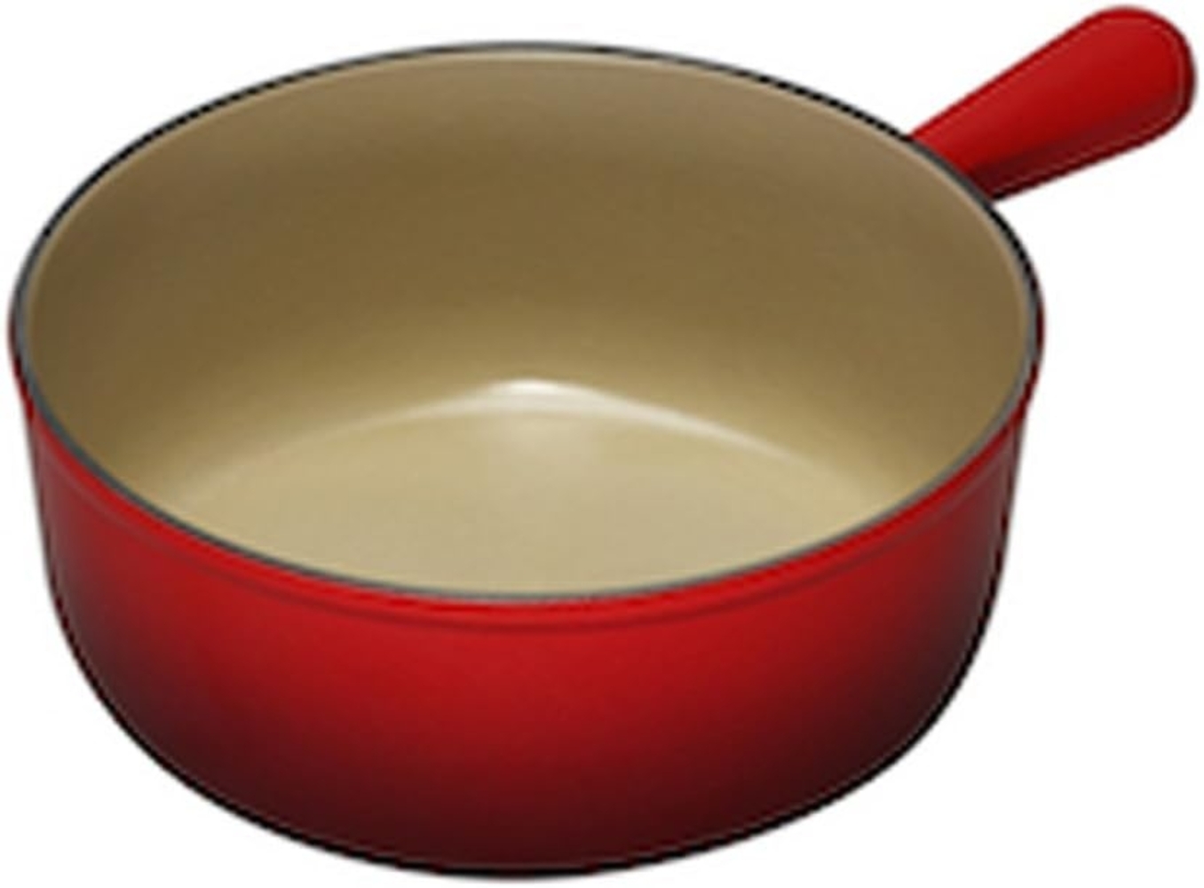 Le Creuset Caquelon 22 cm Kirschrot Bild 1