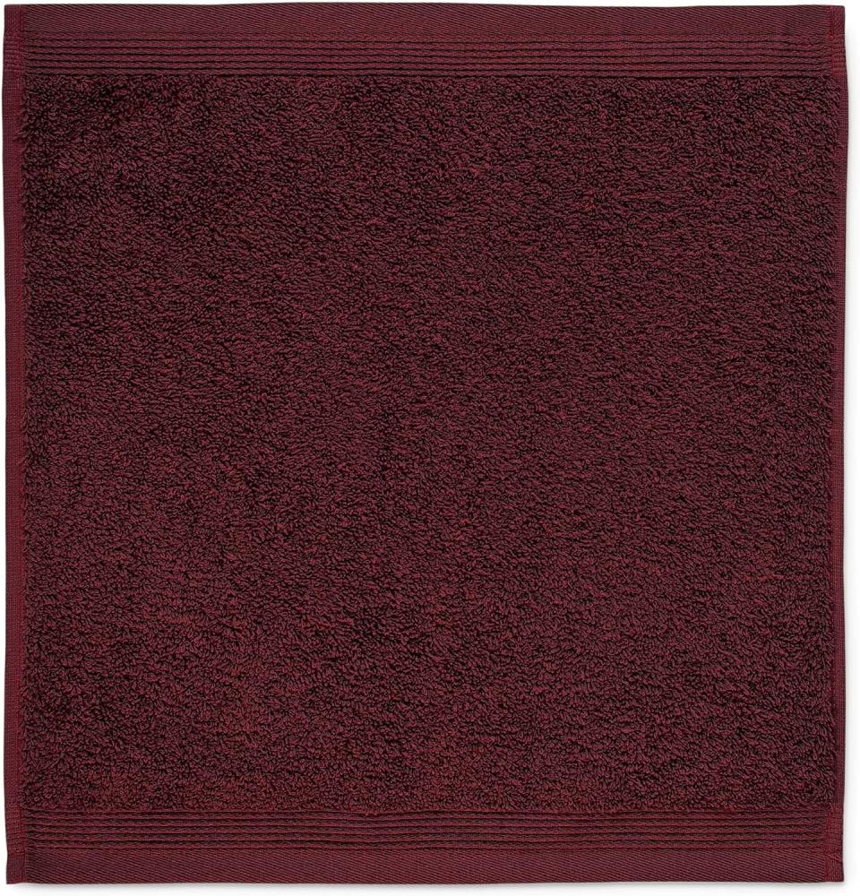 möve Superwuschel Seiftuch 30 x 30 cm aus 100% Baumwolle, Burgundy Bild 1