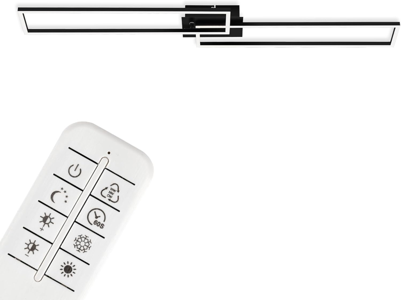 Di-Ka CCT LED Wand- und Deckenleuchte mit Fernbedienung Bild 1