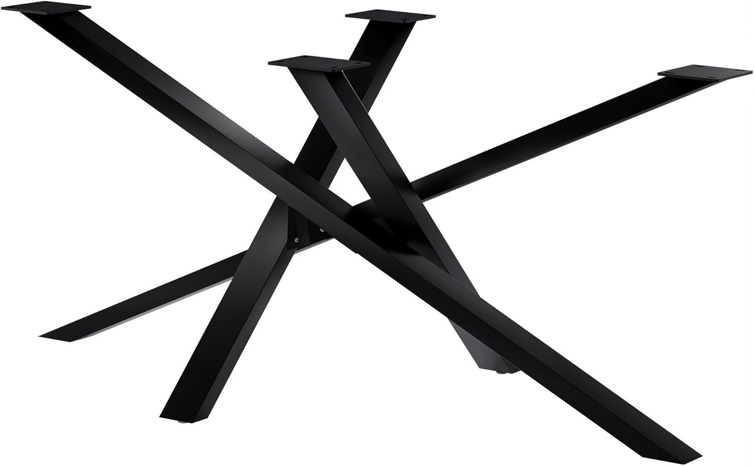 CLP Tischbeine Finney aus Stahl,schwarz 160x80x72 cm Bild 1