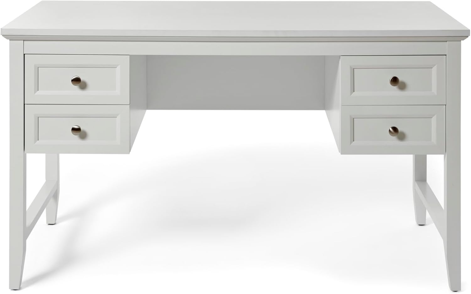 Jahnke Classic D 130 Weiss Schreibtisch, Engineered Wood, White, One Size Bild 1