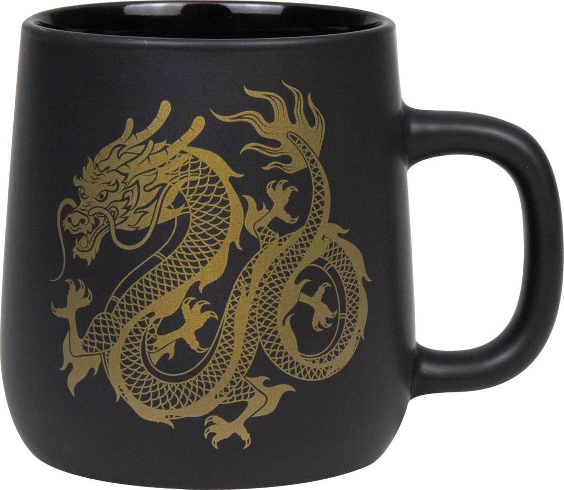 KÖNITZ Becher STERNZEICHEN - Golden Dragon - 395 ml aus Bone China Porzellan / Fassbecher Bild 1