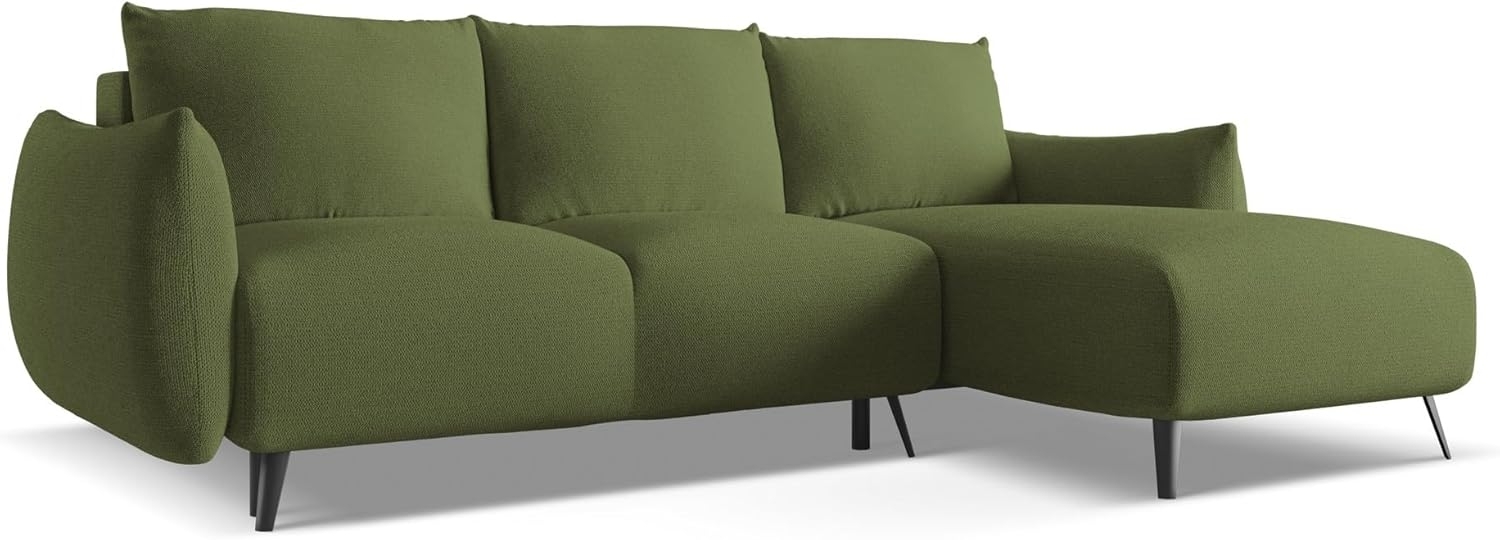 Ecksofa mit Schlaffunktion Rechts Malie in Strukturstoff Bild 1