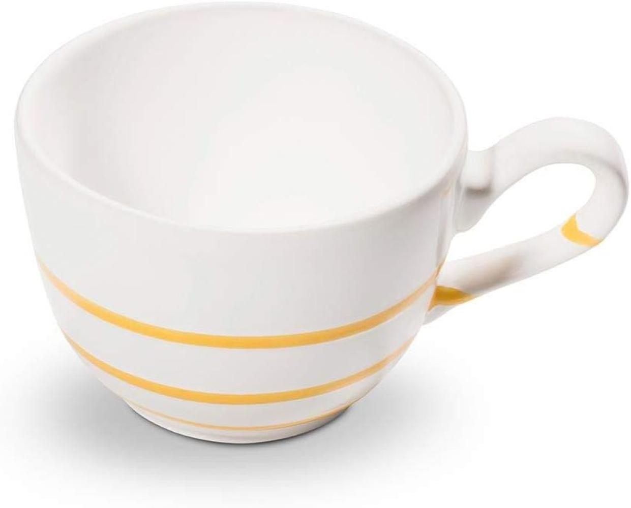 Gmundner Keramik Pur Geflammt Gelb, Kaffeetasse Cup 0,19 Liter Bild 1