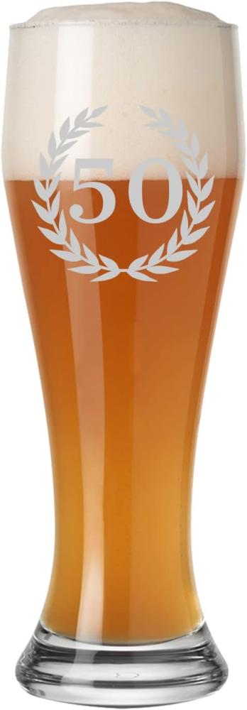 Luxentu Weizenglas Weißbierglas 0,5 Liter - 50. Jubiläum Bild 1