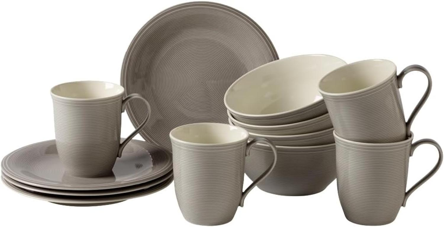 like. by Villeroy & Boch Color Loop Stone Frühstücks-Set 12tlg. Bild 1
