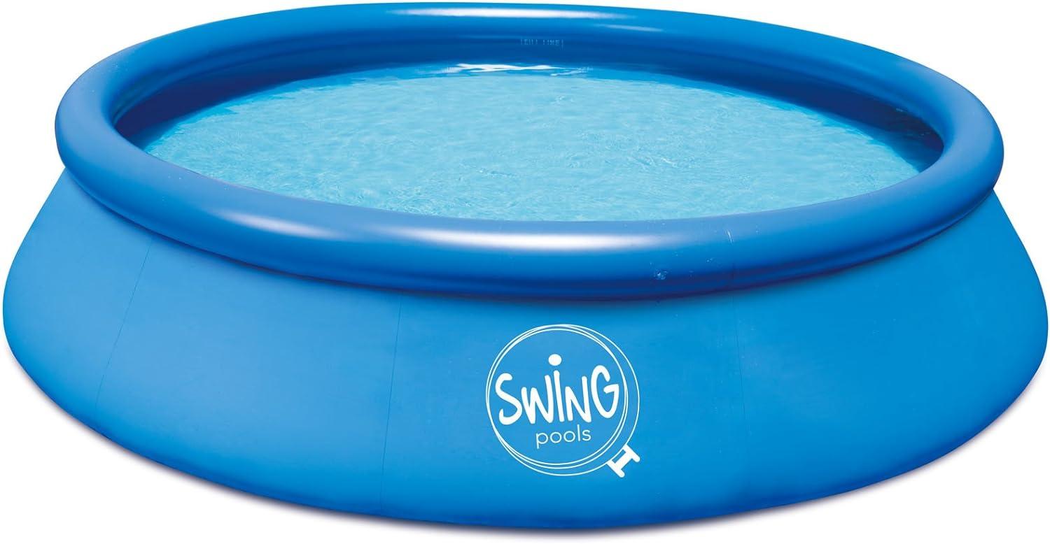 Ambientehome Quick Up Easy Aufstellpool, blau, 244x244x76 cm, 2388 L, 26007 Bild 1