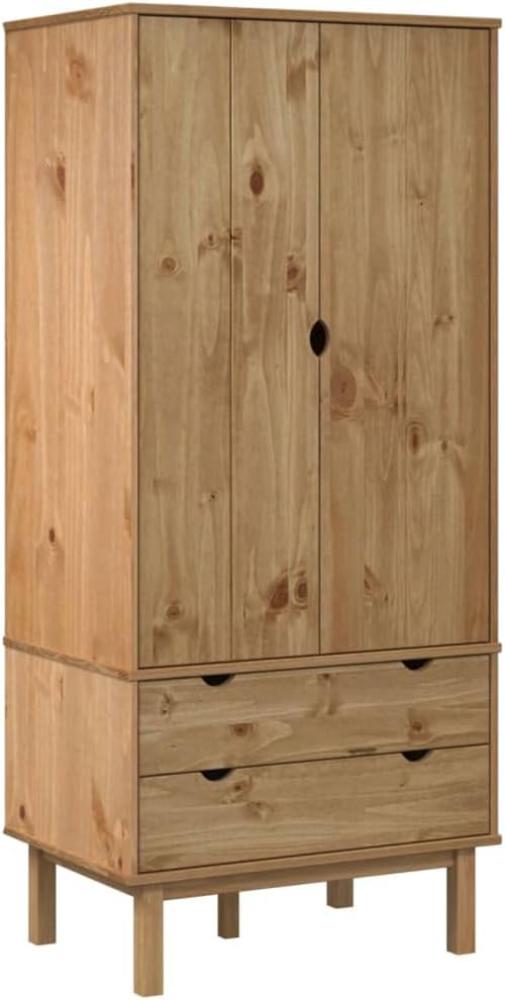 vidaXL Kleiderschrank OTTA 76,5x53x172 cm Massivholz Kiefer 348588 Bild 1