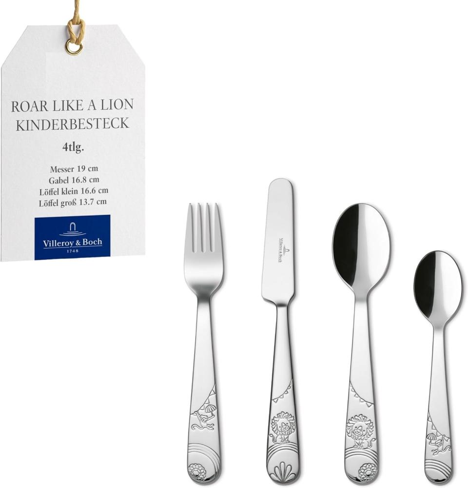 Villeroy & Boch Roar like a Lion Kinderbesteck 4-teilig Bild 1