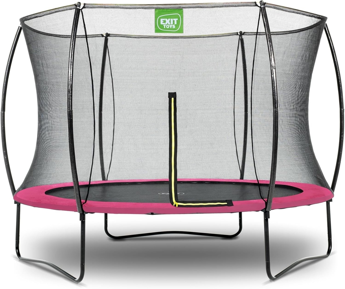 Exit Trampolin Silhouette 244 | Rosa | 228 cm Bild 1