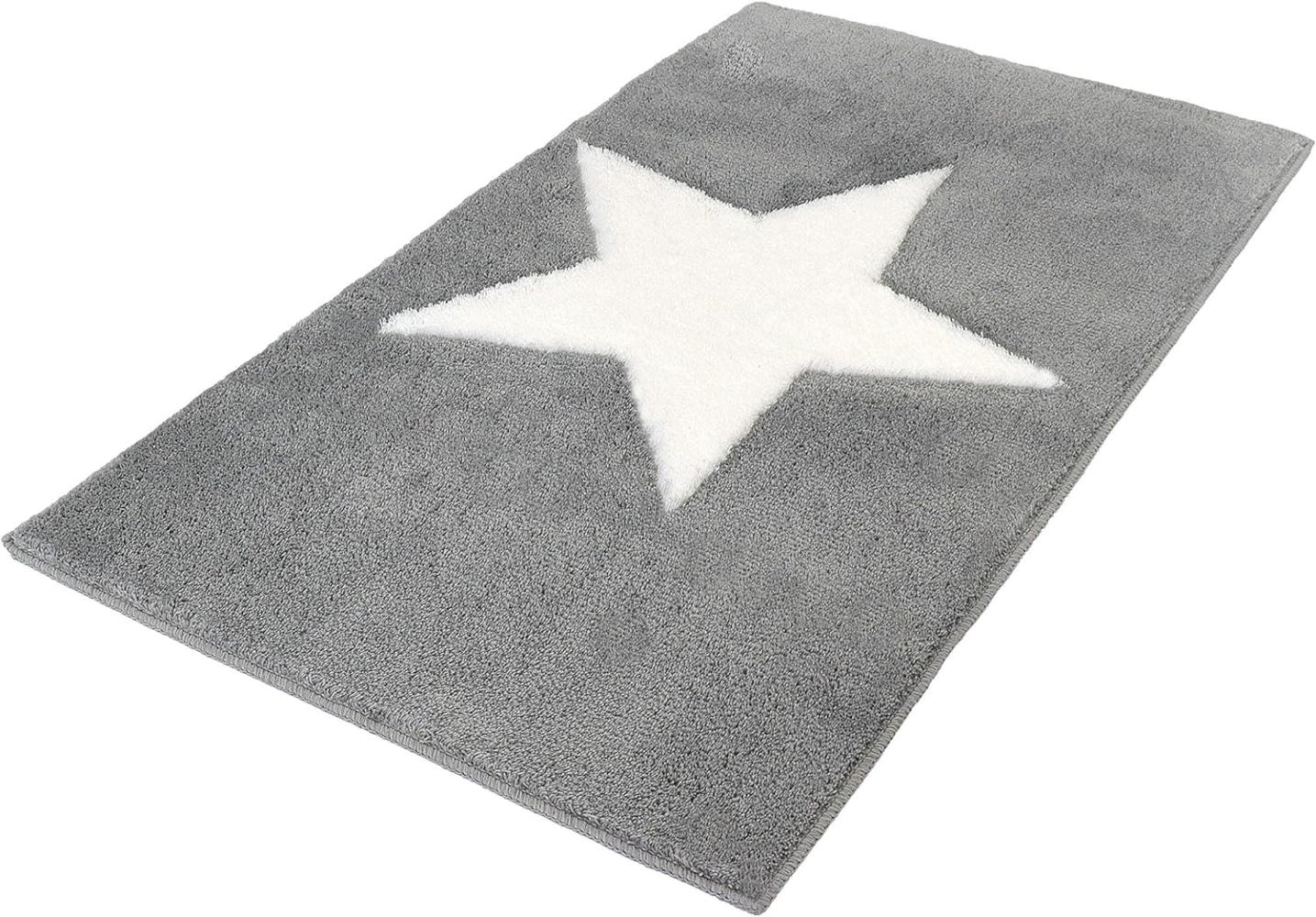 Kleine Wolke Sigma Badteppich, 100% Polyacryl, Platin, 120x70 cm, 120. 00x70. 00 x cm, 4084977225 Bild 1