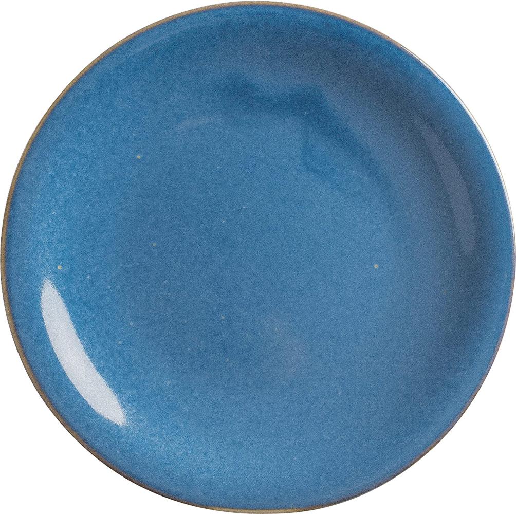 Teller flach 21,5 cm Homestyle Atlantic Blue Kahla Frühstücksteller - Mikrowelle geeignet, Spülmaschinenfest Bild 1