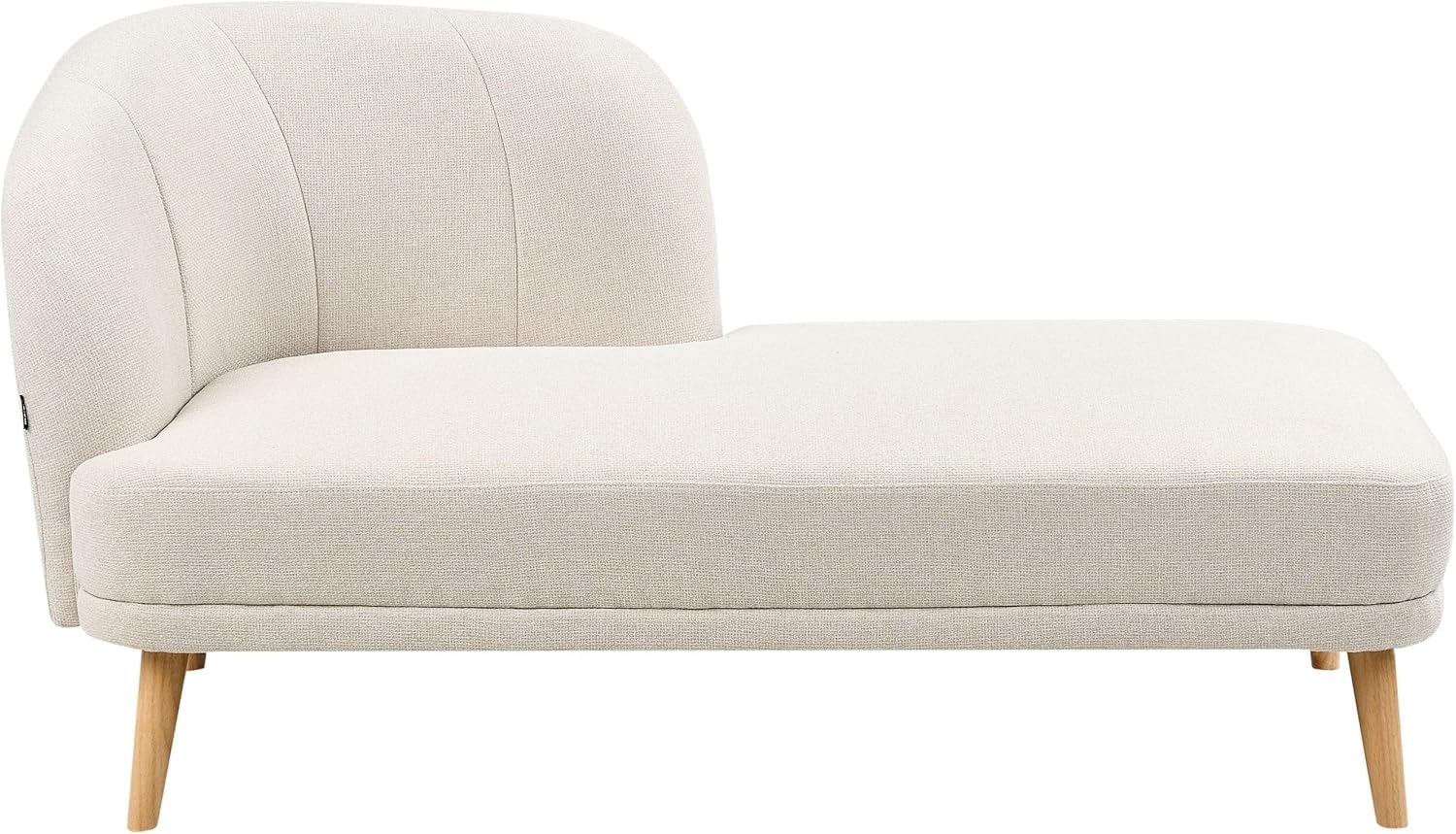 Chaiselongue Stoff hellbeige linksseitig TANLAY Bild 1