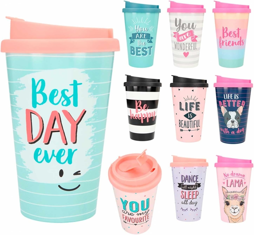 Depesche 2180 To-Go Becher mit Sprüchen Bild 1