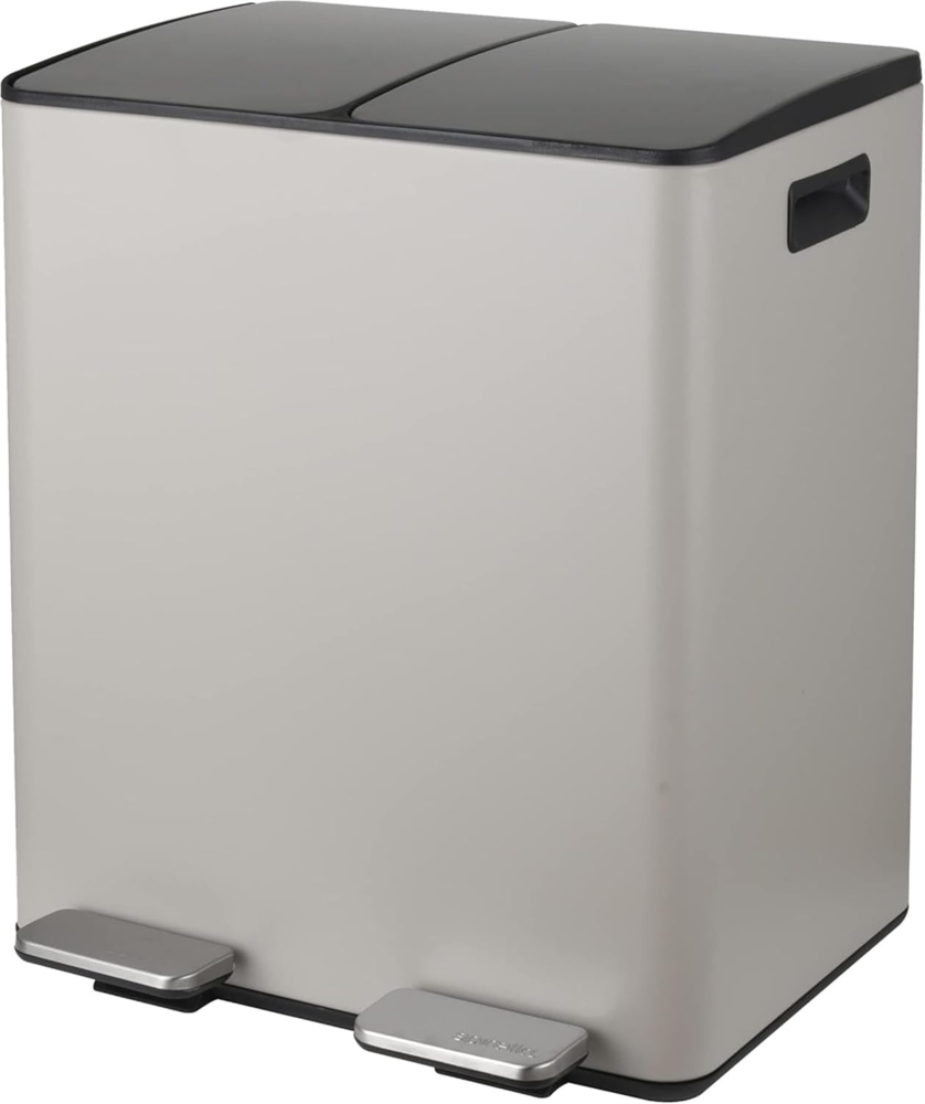 Treteimer Aliya - Taupe matt 2x20 Liter Bild 1
