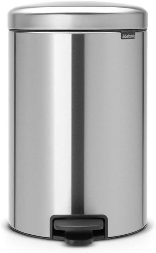 Brabantia 'NewIcon' Treteimer, Matt Steel, 20 Liter Bild 1